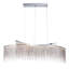 Casswell 2 - Light Chrome Plate And Silver Effect Chain LED Crystal Pendant
