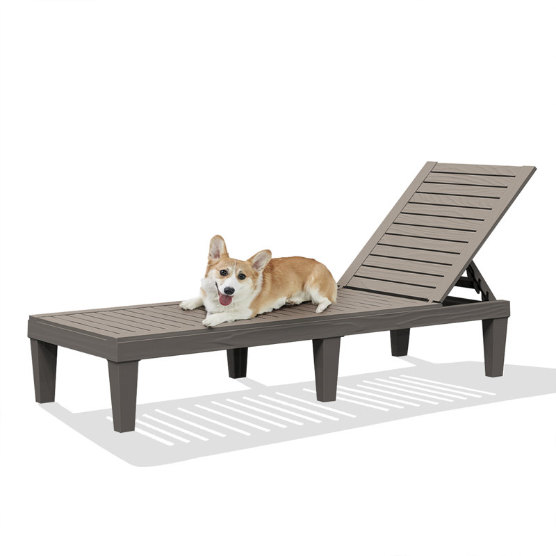 Chaise longue d'extérieur