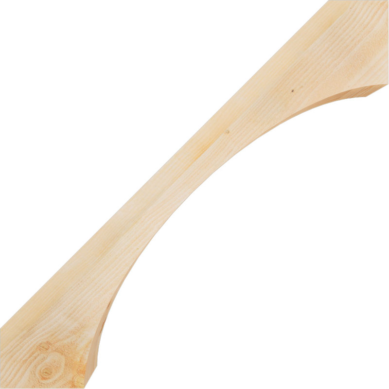 Attelle de genou Westlake, Sapin de Douglas, Scié brut, H 44 po x l 6 po x P 44 po
