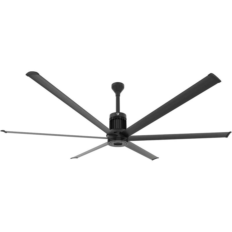 I6 Smart Downrod Ceiling Fan, 60 inches, Black