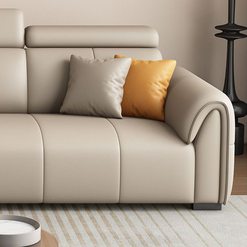 Simple piano keys in line sofa, 35.43" H x 102.36" W x 33.46" D