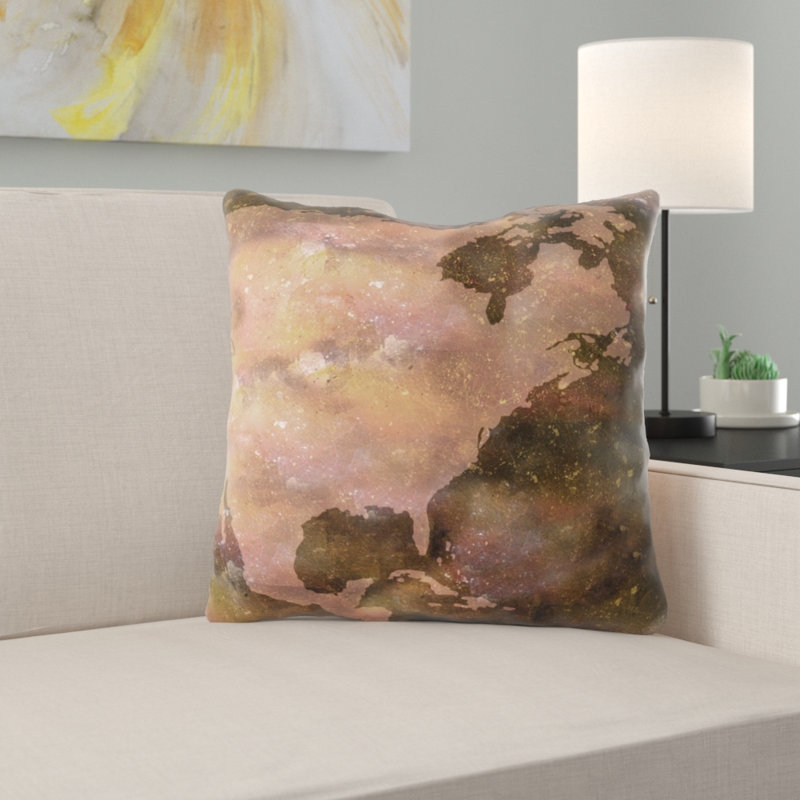 Coussin décoratif Wrisley, Microsuède, Intérieur