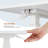 Multi-Function Adjustable and Movable Overbed Table, C-shaped end table with Hidden Casters-255647930
