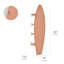 Support à vin Kersh Tipy Tropical Surfboard - 8 po x 25,5 po x 7,5 po
