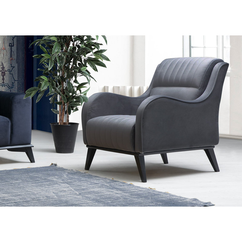 Fauteuil en polyester l 35,43 po Gottwald