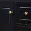 Meuble-lavabo 30 po avec lavabo, une porte avec tablette et trois tiroirs, porte à fermeture douce, noir-1311338092