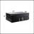 Black Mirrored Finish Coffee Table