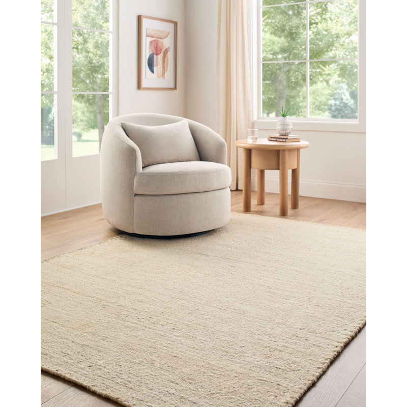 Galey Alix x Livabliss Beverly Indoor Handmade Rug, Rectangle 8' x 10', White