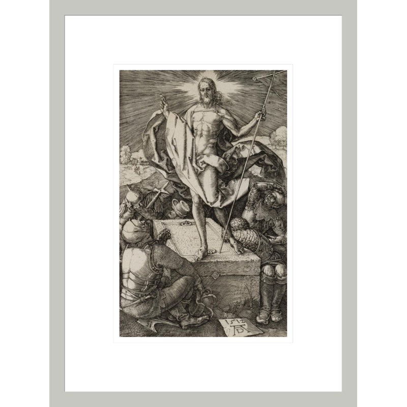 «The Resurgion» par Albrecht Dürer, impression giclée sur cadre, H 16,75 po x l 12,67 po