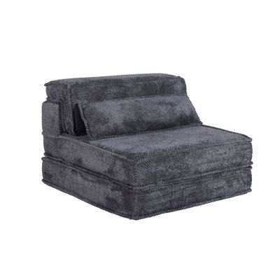 Compression Mahjong Sofa,Convertible Floor Sofa Bed,DIY Boneless Modular Sectional Sofa,No Assembly Required,Circle fleece fabric,Oversized Single Sofa with 1 Pillow
