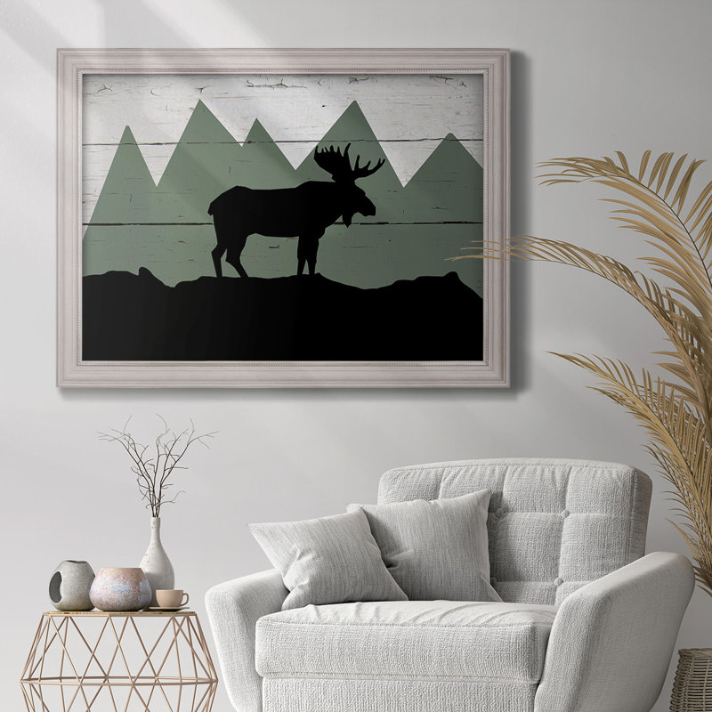 Edea " Mountain Moose ", 21" H x 25" W x 2.5" D