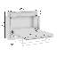 Lit escamotable 75W avec matelas 75W-101342510-101342511