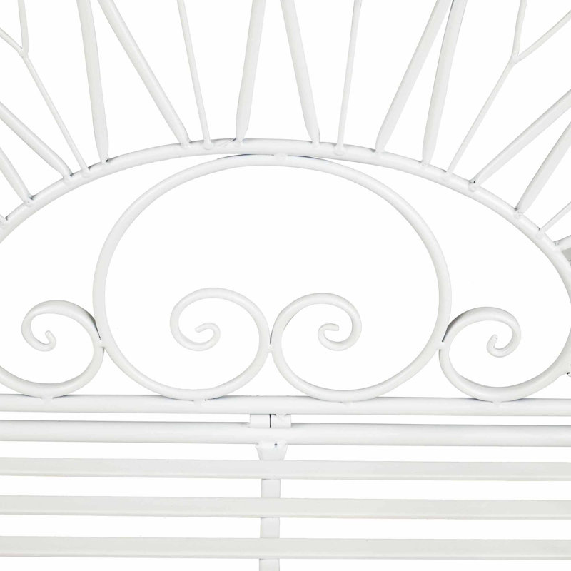 Banc de jardin en métal Severson