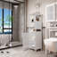 Armoire de rangement, tour en lin blanche de 52 pieds de haut
