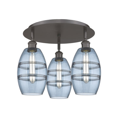 Dundrod Glass Flush Mount