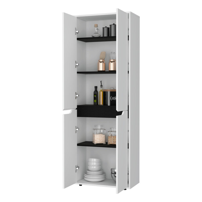 Garde-manger blanc à 5 tablettes
