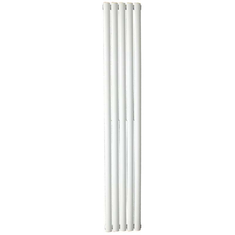 Karli Vertical Oval Panel Radiators, 200cm H x 29.8cm W x 7.9cm D
