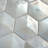 Aurora 10.32 in. x 11.82 in. Hexagon Glossy Glass Mosaic Tile-98618505