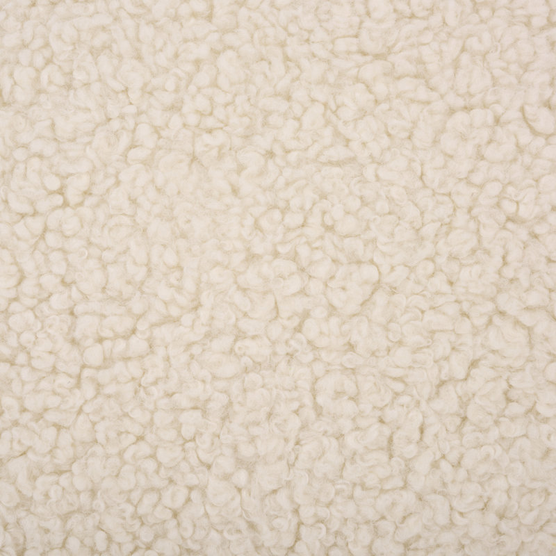 Pouf rond Aleja, Blanc