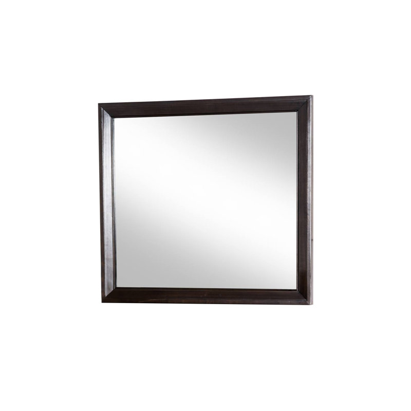 40.4"W Transitional Mirror, Espresso