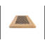 Registre de plancher de bois franc. Ouverture de conduit 6 x 10 (au total 9 x 13) - Conception circulaire 3D-98423096