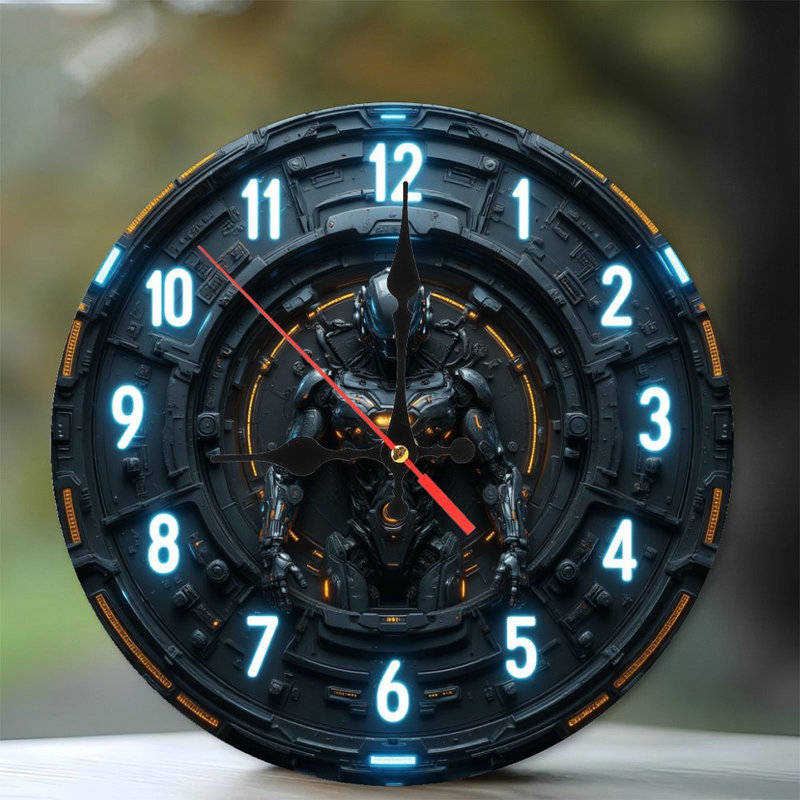 Horloge murale intelligente à DEL