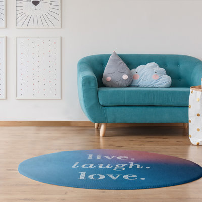 Quotes Chenille Indoor Rug