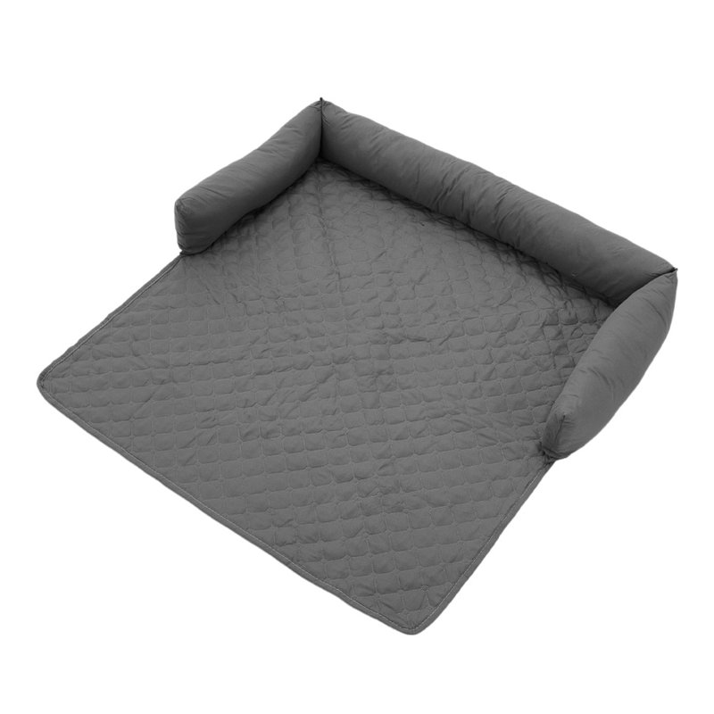 Atreau Fabric Pet Bed, 12 cm H x 75 cm W x 75 cm D, Grey