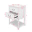 Meuble-lavabo de 24 po avec lavabo en céramique, armoire de rangement moderne avec deux tiroirs et une tablette ouverte-1792033334