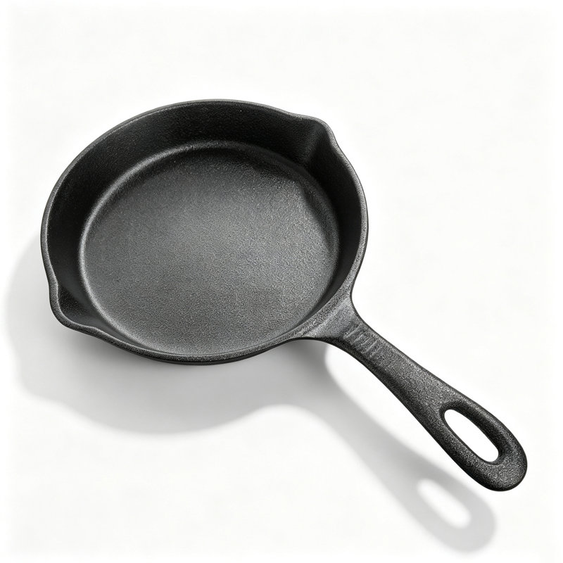 8" Pre-Seasoned Cast Iron Skillet with Handle