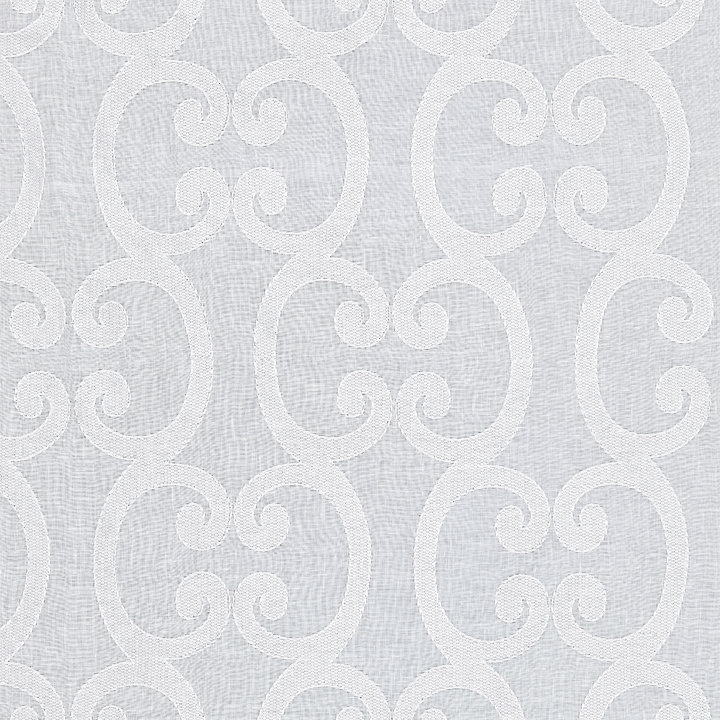 Atmosphere Sheers Ornamento Fabric, Snow