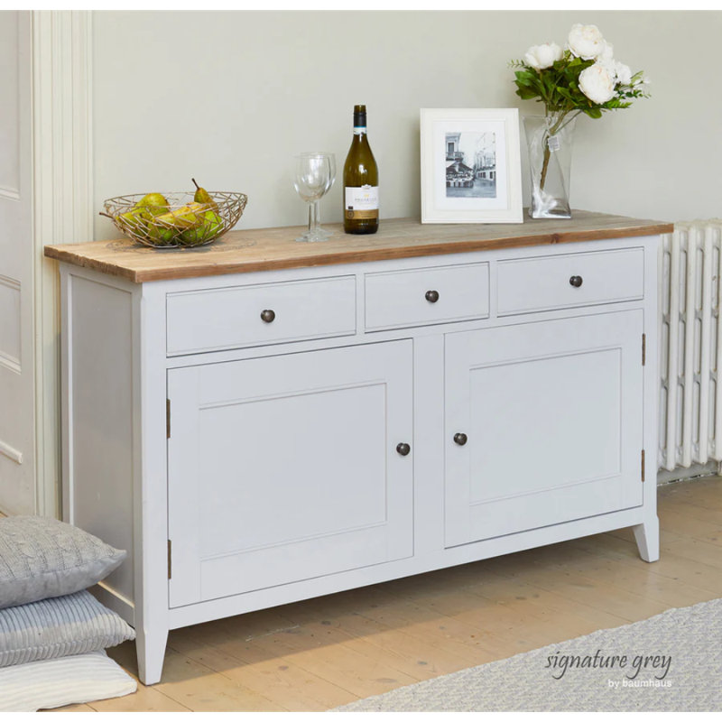 Anaisia 140cm Solid Wood Sideboard