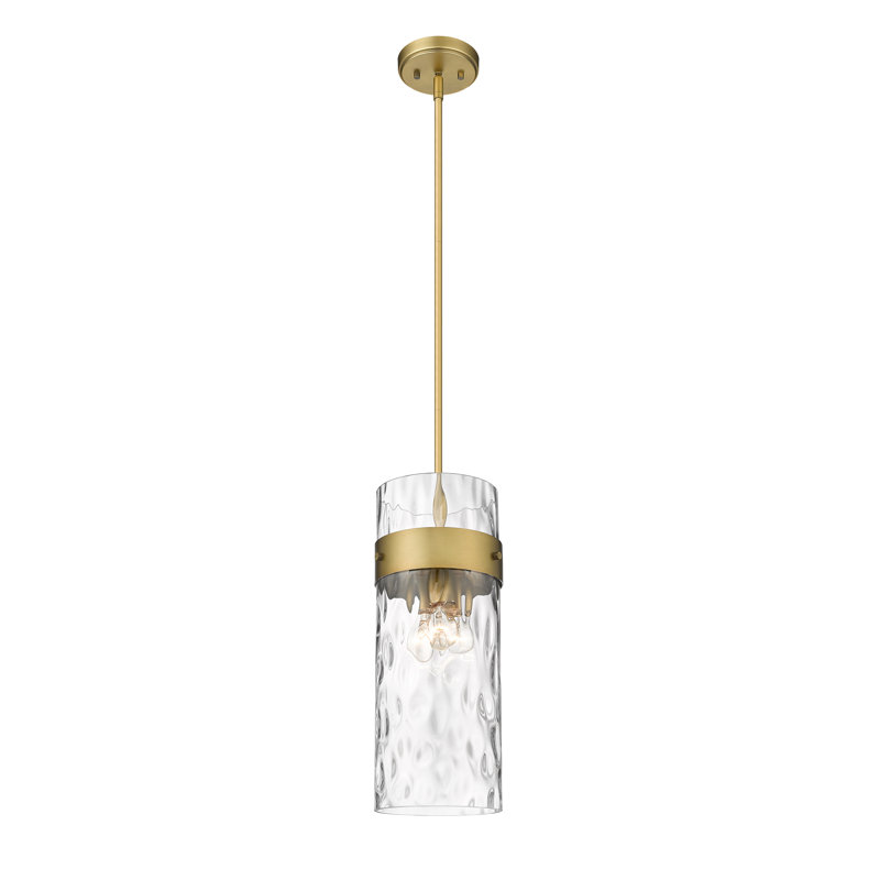 Luminaire suspendu 3 lumières Aultman, Laiton frotté