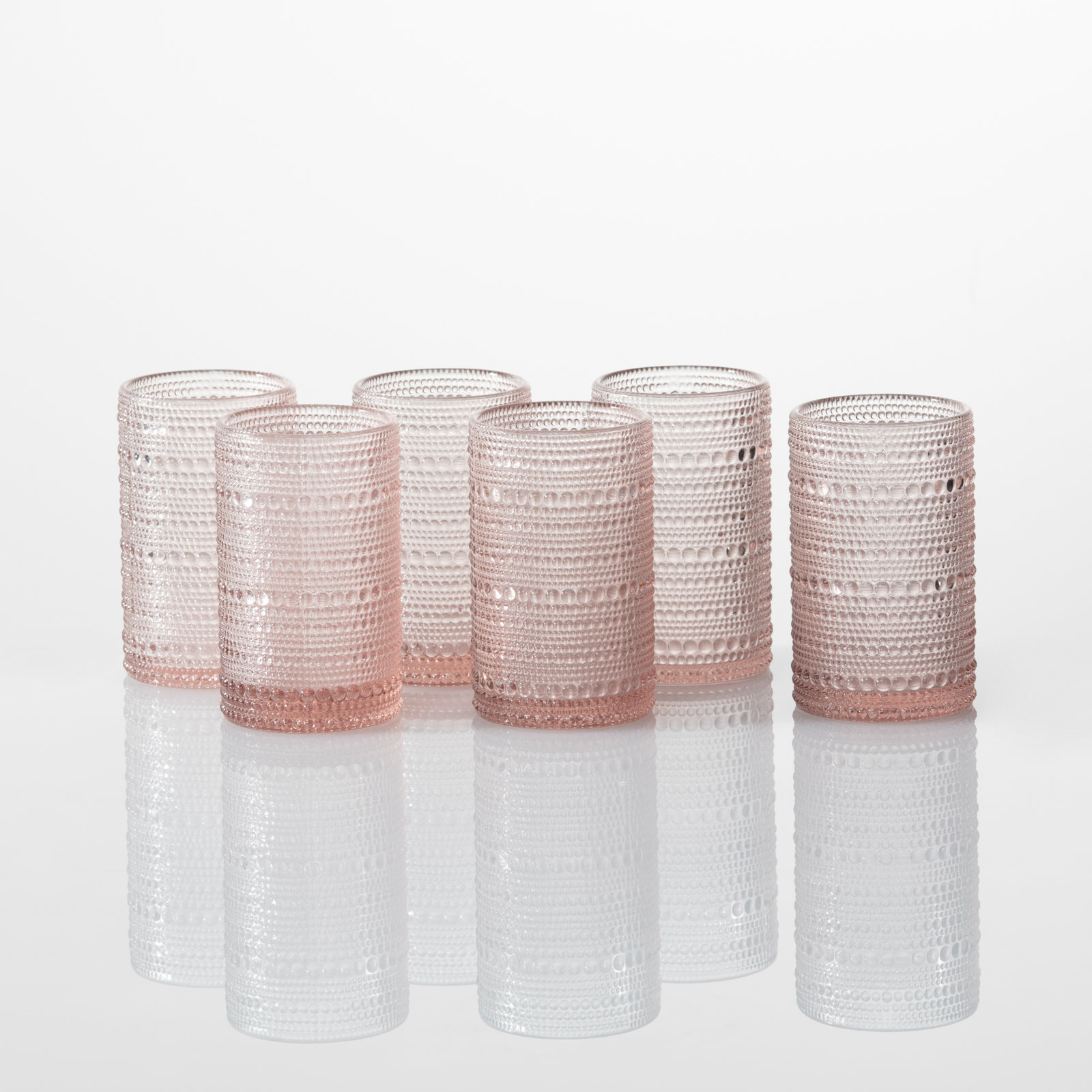 Jupiter Drinking Glass, Pink, 13 oz.