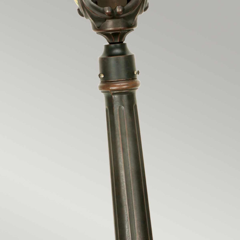 Greenville Transparent Lamp Post (Full), Old Bronze