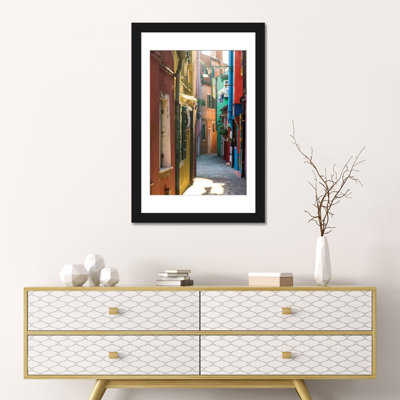 " Small Alley In Burano, Venice " by Matteo Colombo
