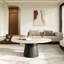 Table basse mat en pierre de travertin moderne-1414011373