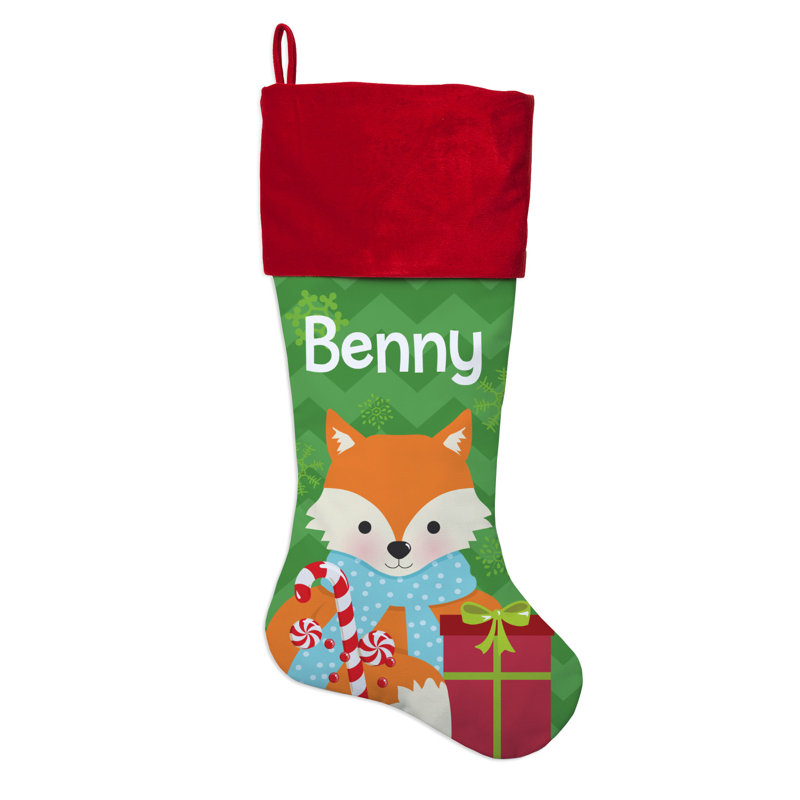 Personalized Fox Stocking, Yes