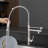 Single Hole Pull Down Kitchen Faucet With Pot Filler Single Handle Kitchen Sink Faucets Spring Stainless Steel Kitchen Basin Taps-102341974