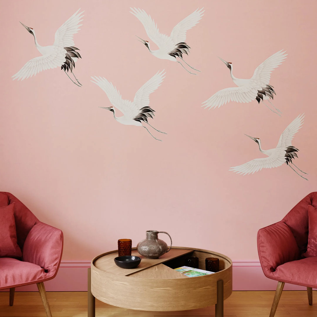 Superfresco Easy Cranes in Flight Print To Order Fixed Size 2.8m x 3m Mural