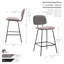 Tabouret de bar 25,59 po Aquebogue-1992504856