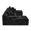 Canapé modulaire combiné avec fauteuil inclinable, canapé-lit minimaliste, siège profond, aucun assemblage requis pour un confort instantané