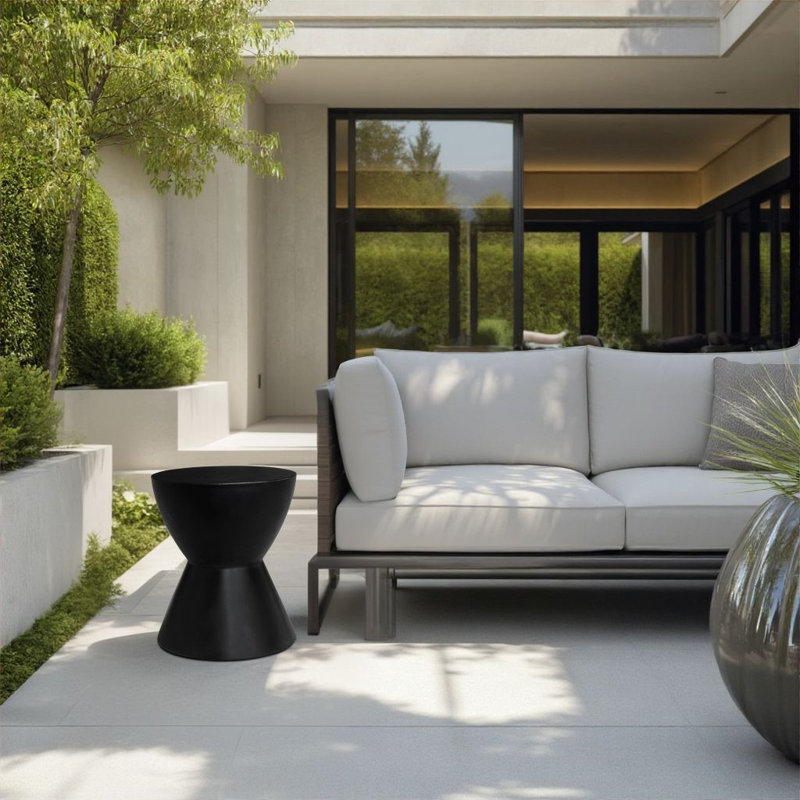 Neil Accent Stool, Black