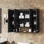 Armoire à pharmacie murale moderne avec 5 tablettes réglables et charnière à fermeture en douceur pour la salle de bain-812553678