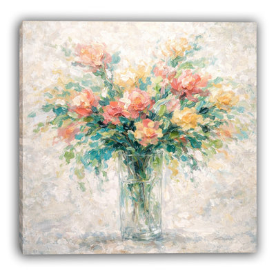 «Soft Petals», art mural sur toile tendue