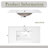 36 Inch. White Bathroom Vanity With Ceramic  Sink   | Double Storage Shelves & Divided Drawer | Soft-Close Doors | Bathroom Cabinet With Ample Storage  | Solid Wood Frame-1674478605