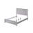 Rustic Bedroom Bed With Headboard, Gray Finish And Build Full Size Furniture Construction-2045764546