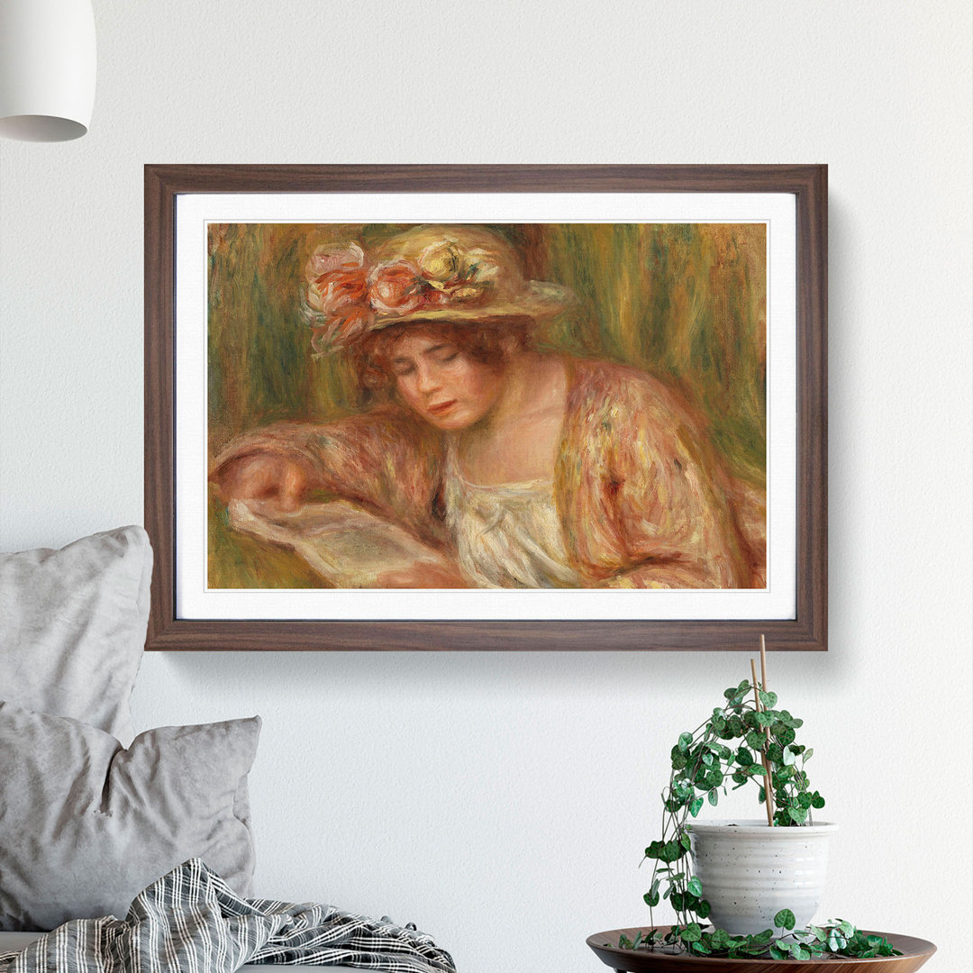 Andree in a Hat by Pierre-Auguste Renoir - Picture Frame Painting