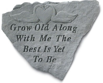 Inspirational Swan Cast Stone Garden Stepping Stone