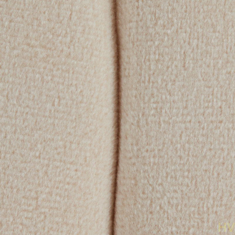 Braided Round 16" Ottoman In  Velvet Contemporary Design, Foam Padding, Stylish Living Room Accent Piece, Cream